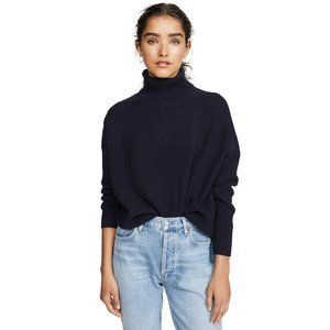 DEMYLEE Harrison Turtleneck Oversized Sweater, Navy - Small